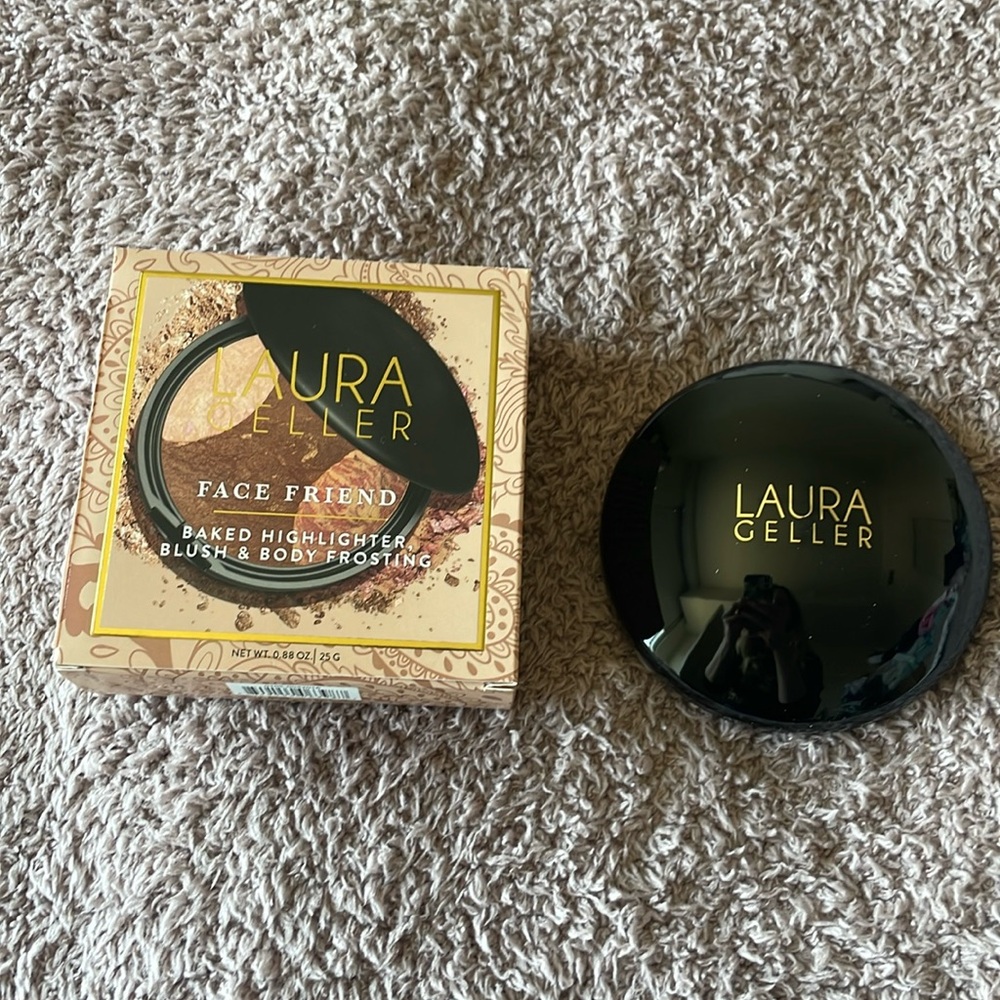 NIB - Laura Geller Face Friend Baked Highlighter, Blush and Body Frosting